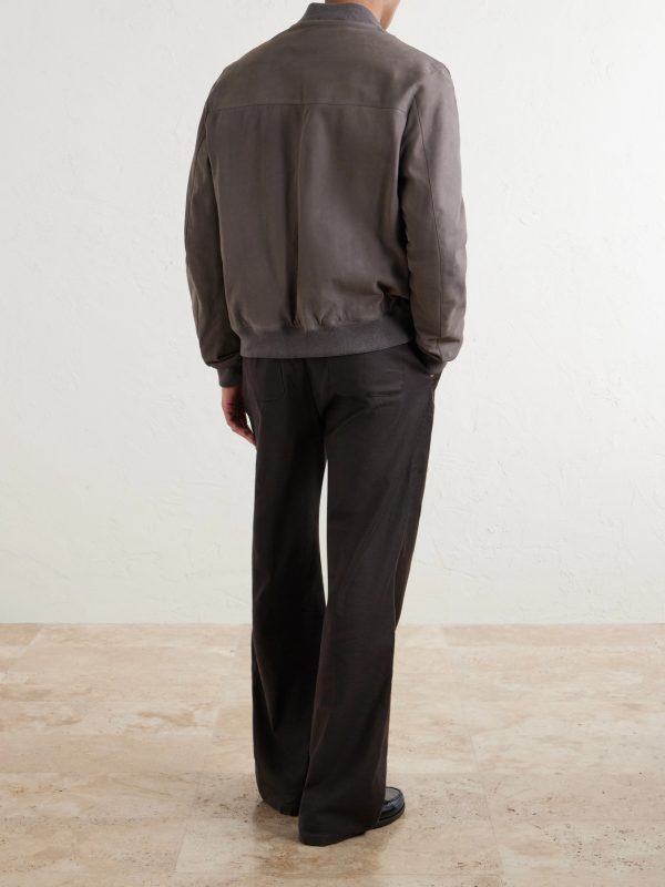 Suede Bomber Jacket - BK