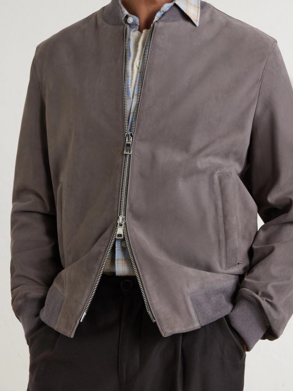 Suede Bomber Jacket - CU