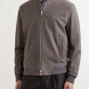 Suede Bomber Jacket - FR