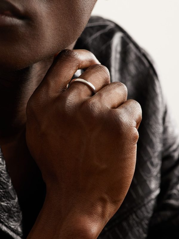 Rayon White Gold Ring - FR