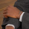 Magnetic White Gold Multi-Stone Bracelet - FR Magnetic White Gold Multi-Stone Bracelet - FR