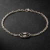 Magnetic White Gold Multi-Stone Bracelet Magnetic White Gold Multi-Stone Bracelet