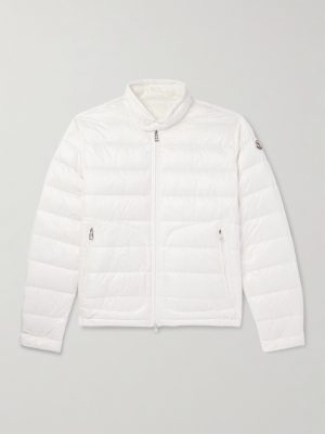 Acorus Logo-Appliquéd Quilted Shell Down Jacket Acorus Logo-Appliquéd Quilted Shell Down Jacket