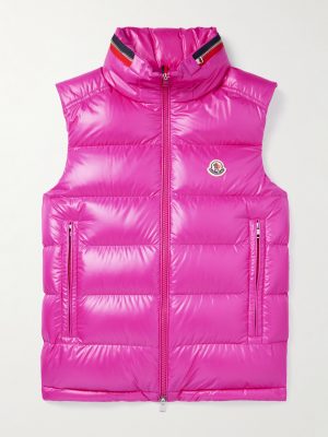 Ouse Logo-Appliquéd Quilted Shell Down Gilet Ouse Logo-Appliquéd Quilted Shell Down Gilet