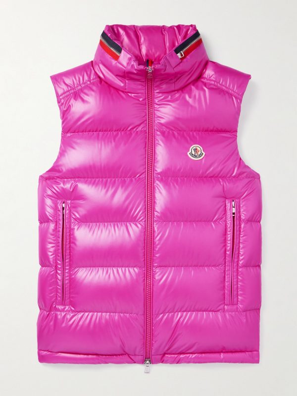 Ouse Logo-Appliquéd Quilted Shell Down Gilet Ouse Logo-Appliquéd Quilted Shell Down Gilet