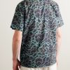 Stella Camp-Collar Printed Cotton-Poplin Shirt - BK Stella Camp-Collar Printed Cotton-Poplin Shirt - BK