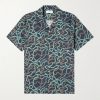 Stella Camp-Collar Printed Cotton-Poplin Shirt Stella Camp-Collar Printed Cotton-Poplin Shirt