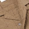 Convertible-Collar Cotton-Seersucker Shirt - CU Convertible-Collar Cotton-Seersucker Shirt - CU