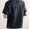 Camp-Collar Printed Linen and Cotton-Blend Shirt - BK Camp-Collar Printed Linen and Cotton-Blend Shirt - BK