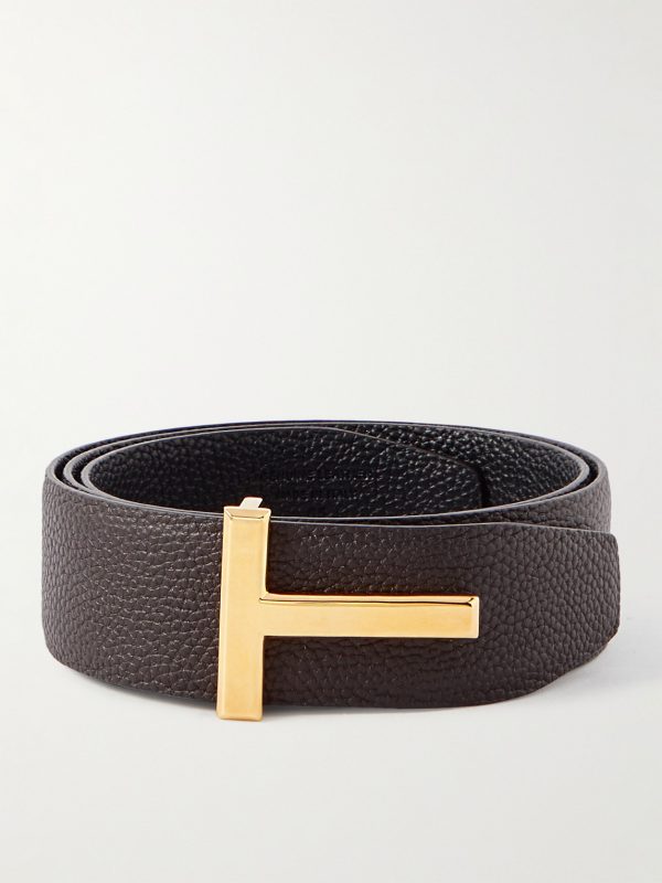 4cm Reversible Full-Grain Leather Belt 4cm Reversible Full-Grain Leather Belt