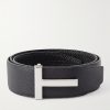 4cm Reversible Full-Grain Leather Belt 4cm Reversible Full-Grain Leather Belt
