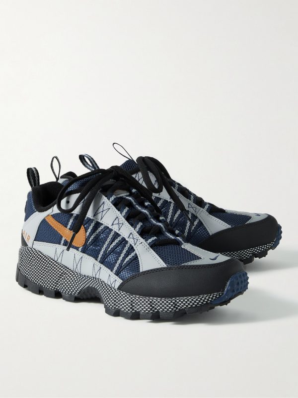 Air Humara QS Leather-Trimmed Mesh Sneakers - FR