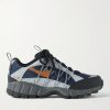 Air Humara QS Leather-Trimmed Mesh Sneakers