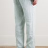Straight-Leg Mélange Linen Drawstring Suit Trousers - BK Straight-Leg Mélange Linen Drawstring Suit Trousers - BK