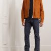 Straight-Leg Stretch Cotton-Gabardine Trousers - OU