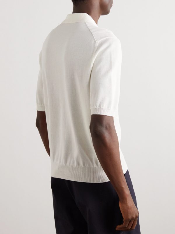 Cotton-Piqué Polo Shirt - BK Cotton-Piqué Polo Shirt - BK
