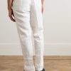 Cornell Straight-Leg Washed Linen Trousers - BK Cornell Straight-Leg Washed Linen Trousers - BK