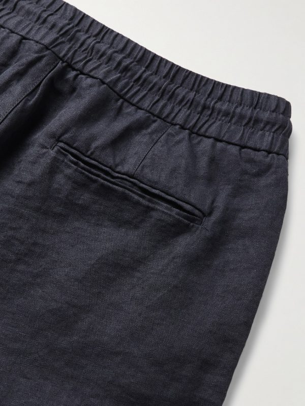 Cornell Slim-Fit Linen Shorts - CU Cornell Slim-Fit Linen Shorts - CU
