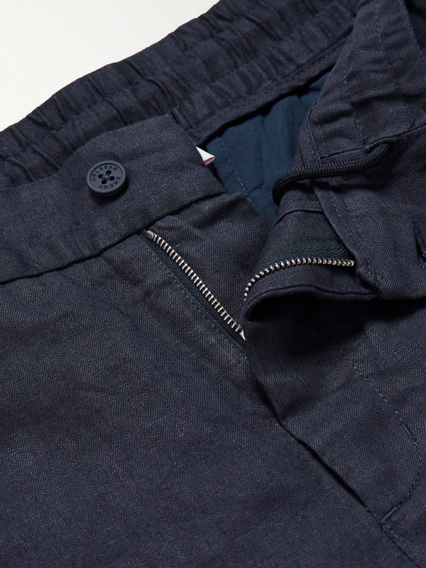 Cornell Slim-Fit Straight-Leg Washed Linen Trousers - CU Cornell Slim-Fit Straight-Leg Washed Linen Trousers - CU