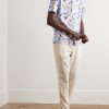 Hibbert Camp-Collar Printed Voile Shirt - OU Hibbert Camp-Collar Printed Voile Shirt - OU