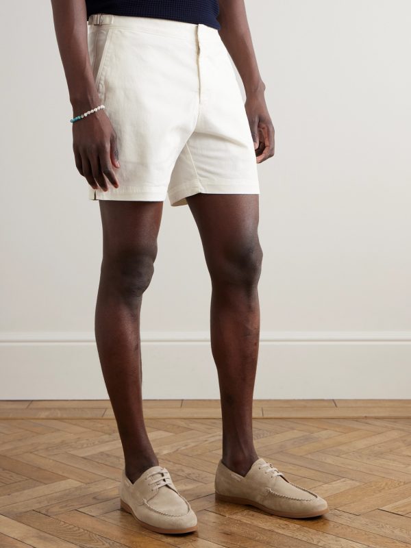Bulldog Slim-Fit Cotton-Blend Twill Shorts - FR Bulldog Slim-Fit Cotton-Blend Twill Shorts - FR