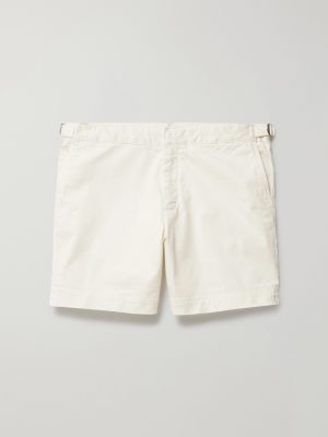 Bulldog Slim-Fit Cotton-Blend Twill Shorts Bulldog Slim-Fit Cotton-Blend Twill Shorts