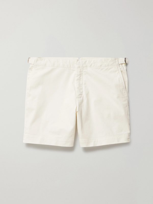 Bulldog Slim-Fit Cotton-Blend Twill Shorts Bulldog Slim-Fit Cotton-Blend Twill Shorts
