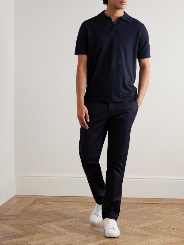 Ryan 6311 Cotton and Linen-Blend Polo Shirt - OU Ryan 6311 Cotton and Linen-Blend Polo Shirt - OU