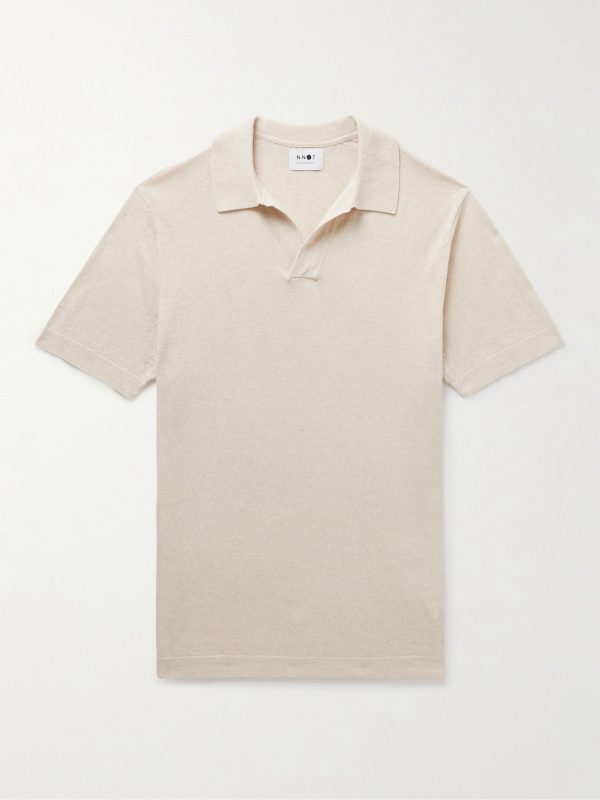 Ryan 6311 Cotton and Linen-Blend Polo Shirt Ryan 6311 Cotton and Linen-Blend Polo Shirt