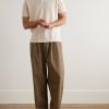 Ryan 6311 Cotton and Linen-Blend Polo Shirt - OU Ryan 6311 Cotton and Linen-Blend Polo Shirt - OU