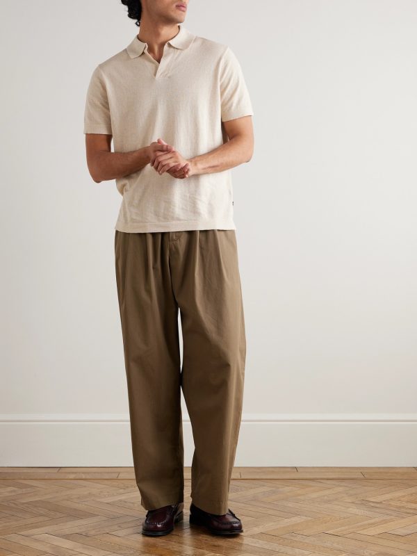 Ryan 6311 Cotton and Linen-Blend Polo Shirt - OU Ryan 6311 Cotton and Linen-Blend Polo Shirt - OU