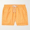 Straight-Leg Short-Length Printed Recycled Swim Shorts Straight-Leg Short-Length Printed Recycled Swim Shorts