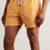 Straight-Leg Short-Length Printed Recycled Swim Shorts - OU Straight-Leg Short-Length Printed Recycled Swim Shorts - OU