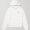 Logo-Appliquéd Embroidered Cotton-Jersey Hoodie Logo-Appliquéd Embroidered Cotton-Jersey Hoodie