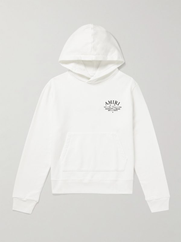 Logo-Appliquéd Embroidered Cotton-Jersey Hoodie Logo-Appliquéd Embroidered Cotton-Jersey Hoodie