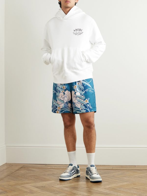 Logo-Appliquéd Embroidered Cotton-Jersey Hoodie - OU Logo-Appliquéd Embroidered Cotton-Jersey Hoodie - OU