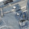 Skinny-Fit Logo-Embroidered Distressed Patchwork Jeans - E1 Skinny-Fit Logo-Embroidered Distressed Patchwork Jeans - E1