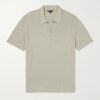 Ribbed Linen-Blend Polo Shirt Ribbed Linen-Blend Polo Shirt