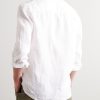 Garment-Dyed Linen Shirt - BK Garment-Dyed Linen Shirt - BK
