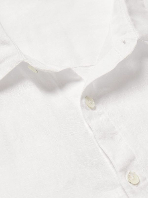 Garment-Dyed Linen Shirt - CU Garment-Dyed Linen Shirt - CU