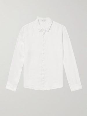 Garment-Dyed Linen Shirt
