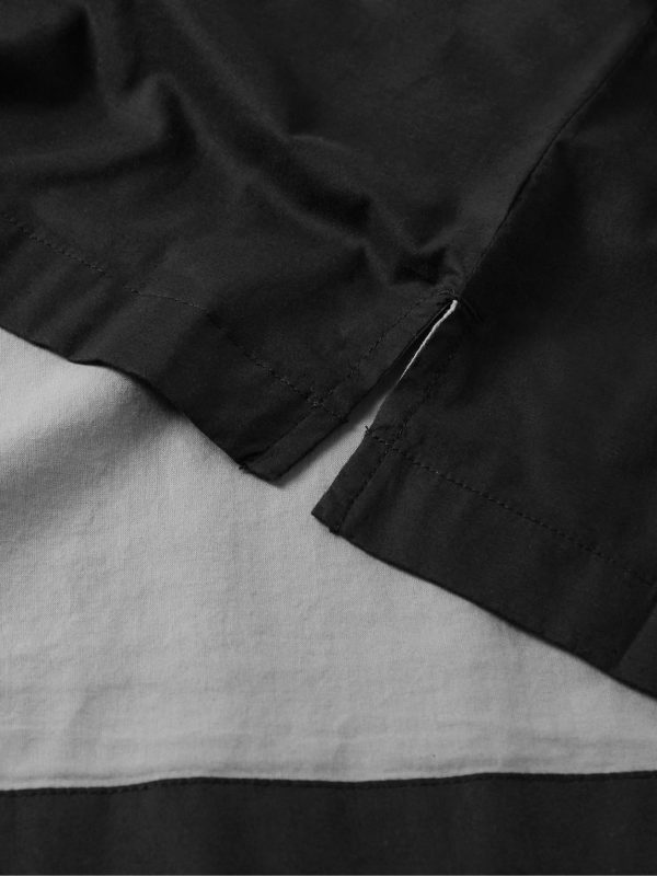 Convertible-Collar Cotton Shirt - CU