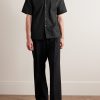 Convertible-Collar Cotton Shirt - OU