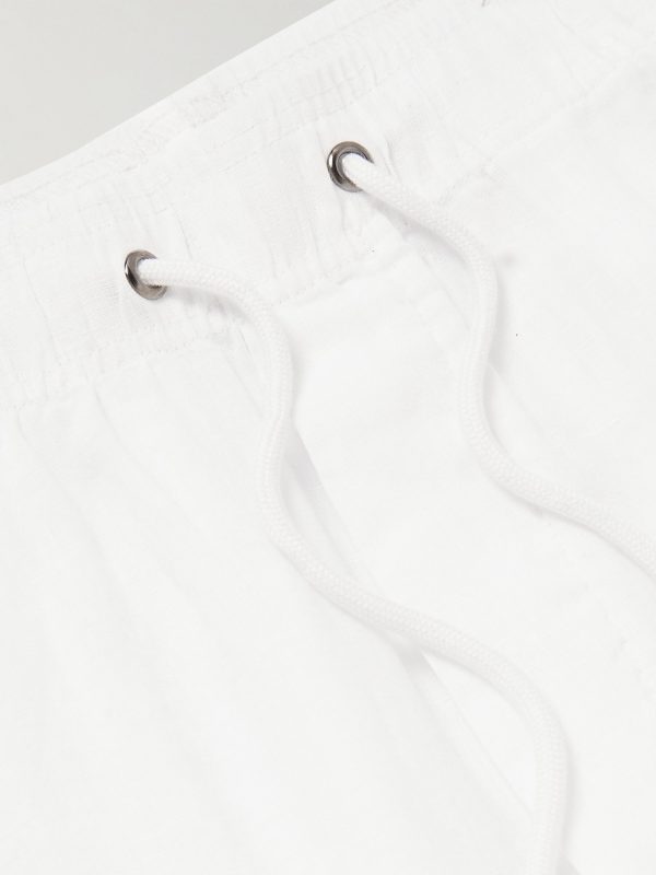 Garment-Dyed Straight-Leg Linen Trousers - CU Garment-Dyed Straight-Leg Linen Trousers - CU