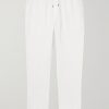 Garment-Dyed Straight-Leg Linen Trousers Garment-Dyed Straight-Leg Linen Trousers