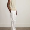 Crochet-Knit Cotton Sweater Vest - OU