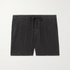 Straight-Leg Garment-Dyed Linen Drawstring Shorts Straight-Leg Garment-Dyed Linen Drawstring Shorts