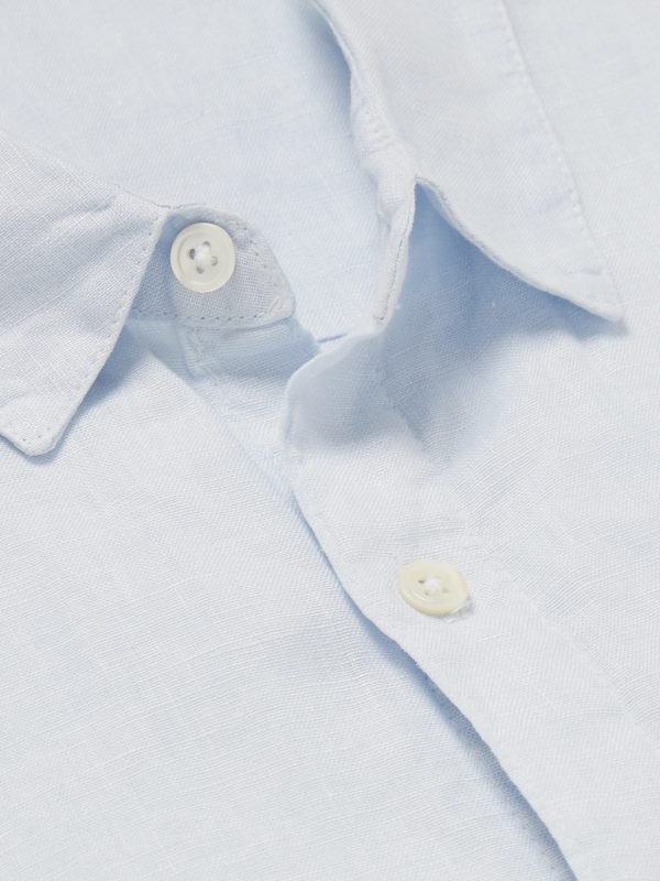 Garment-Dyed Linen Shirt - CU