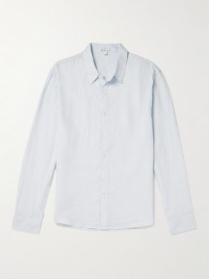 Garment-Dyed Linen Shirt