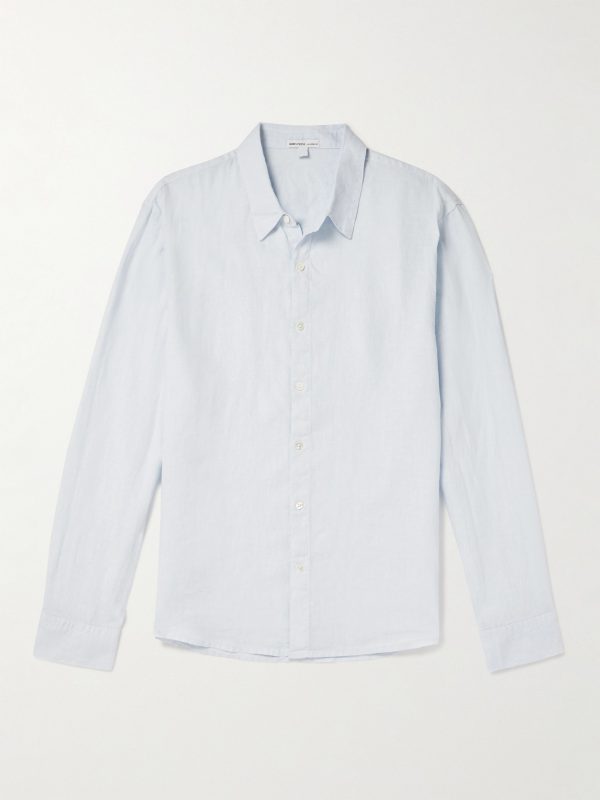Garment-Dyed Linen Shirt